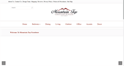 Desktop Screenshot of mtntopfurniture.com